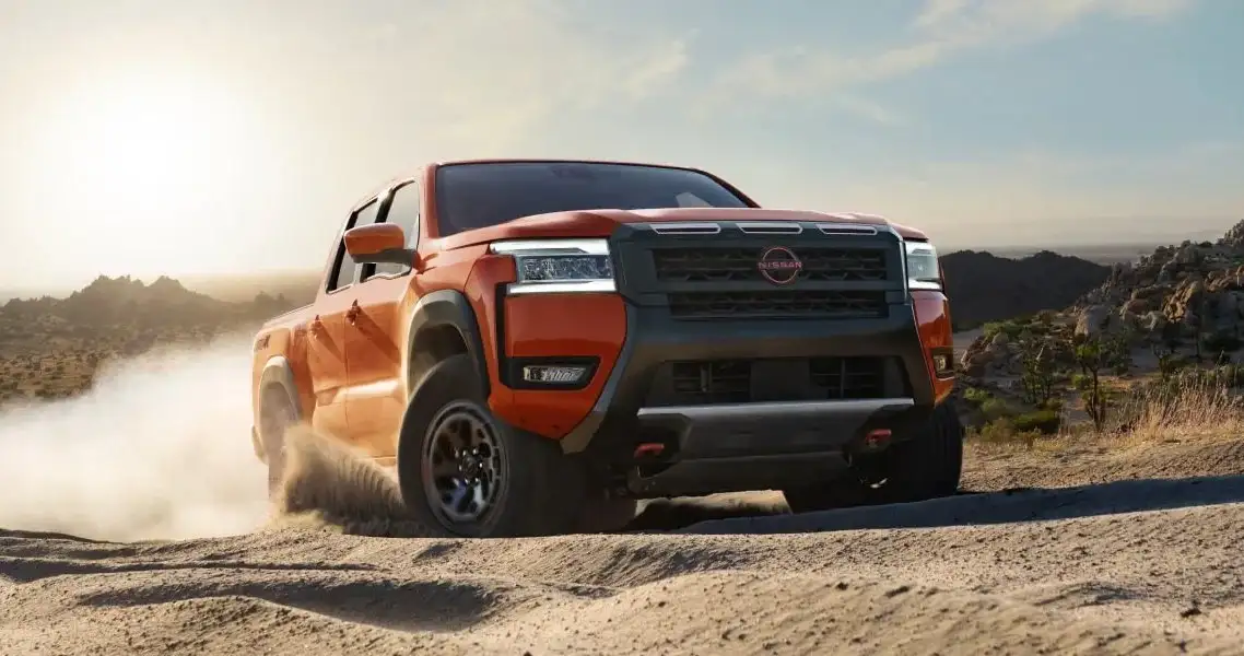 2026 nissan truck red
