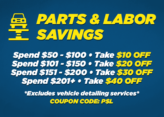 PARTS & LABOR SAVINGS