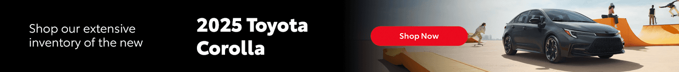 Shop our extensive inventory of the new 2025 Toyota Corolla.