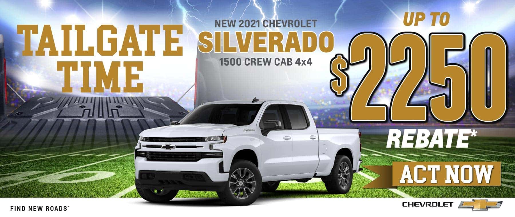 New 2021 Chevy Silverado - $2250 Customer Cash - Act Now
