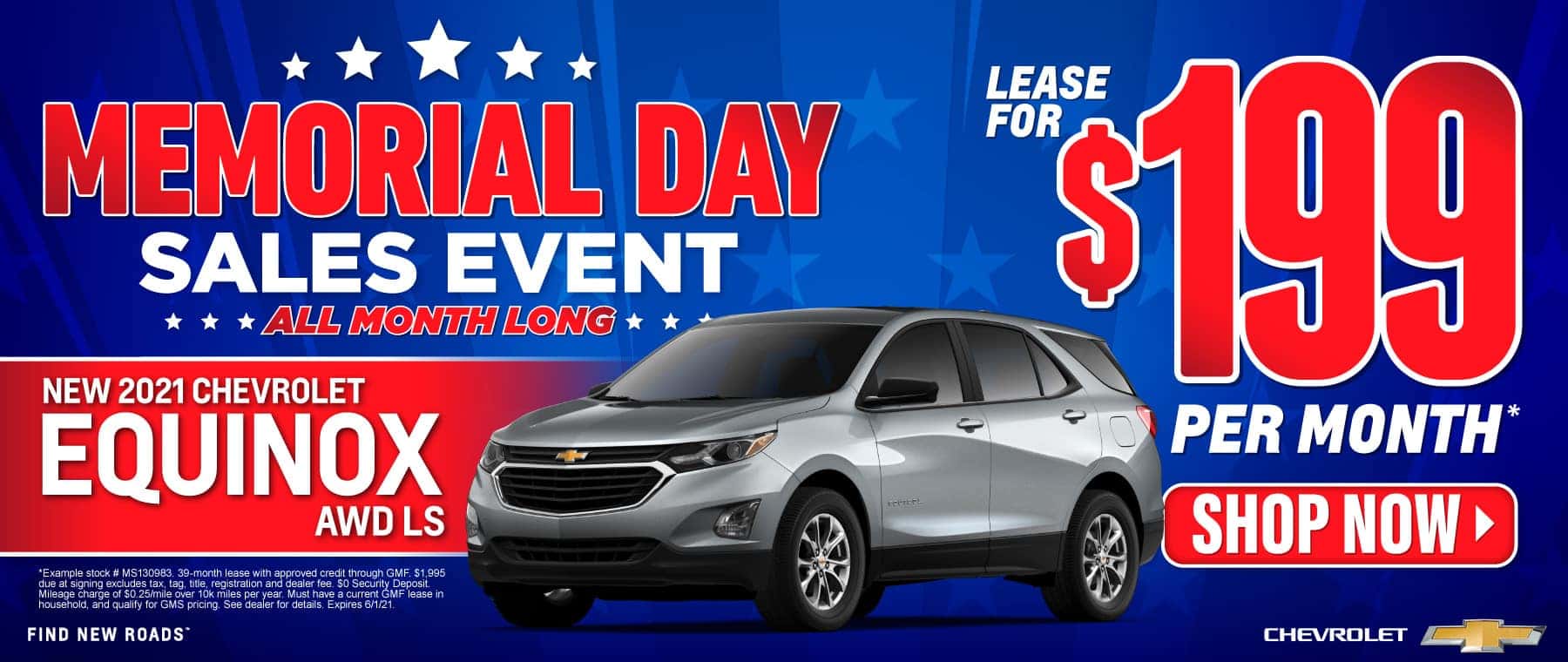 New 2021 Chevy Equinox - Only $199 a month - Act Now