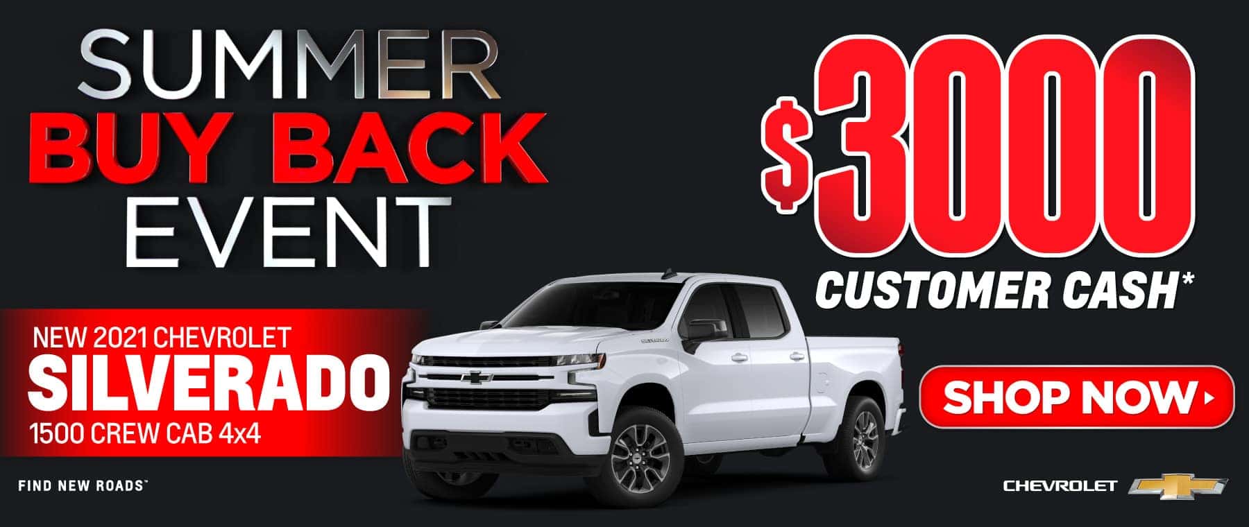 New 2021 Chevy Silverado - $3000 Customer Cash - Act now