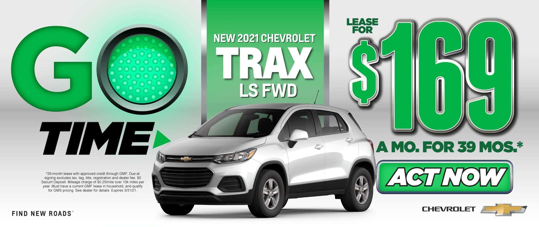 New 2021 Trax - Only $169 a month - Act Now