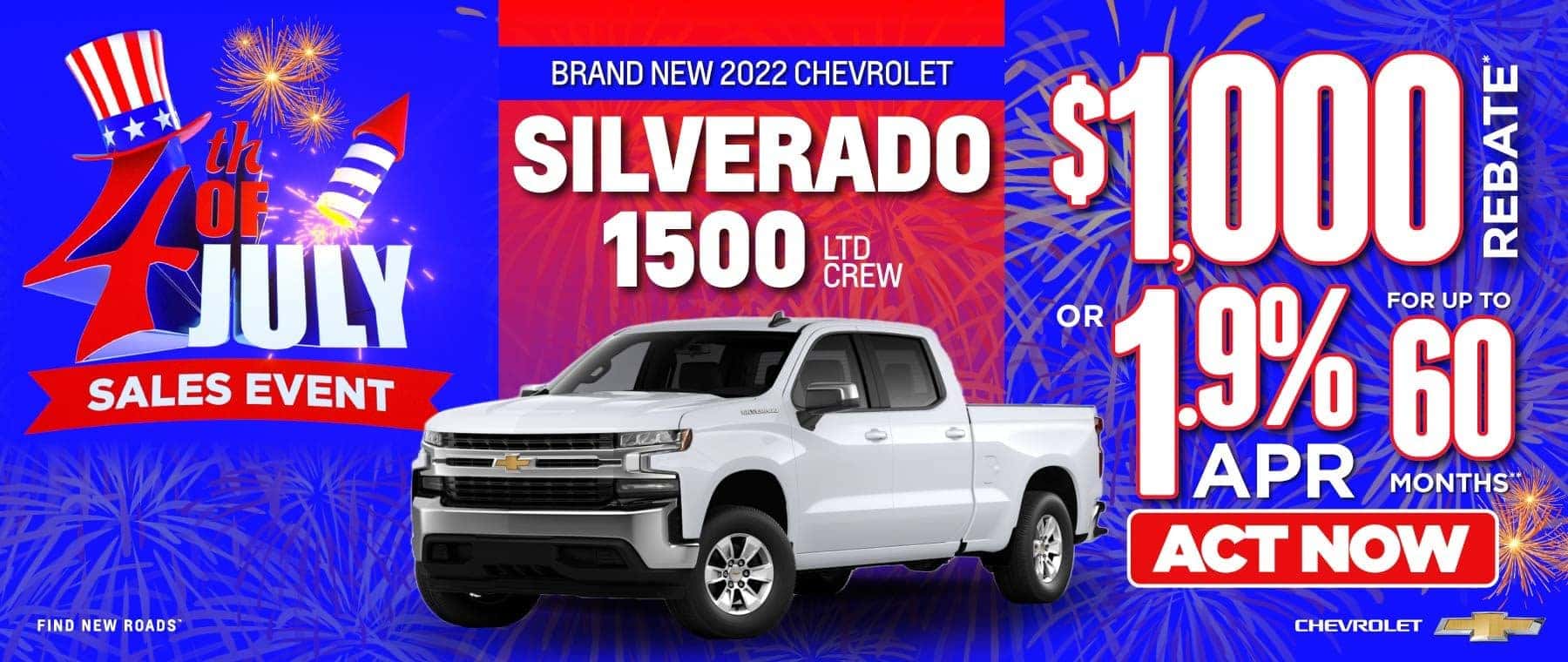 New 2022 Silverado 1500 LTD | $1000 rebate or 1.9% apr for up to 60 months | Act Now