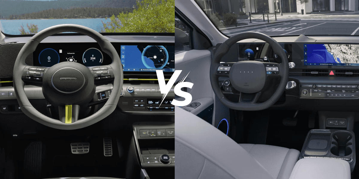 2025 Hyundai Kona Electric vs IONIQ 5