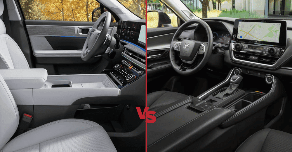 2026-Hyundai-Santa-Fe-Hybrid-vs-Toyota-Grand-Highlander-Hybrid--interior-comparison