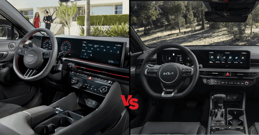 Hyundai-Sonata-vs-Kia-K5---interior-comparison