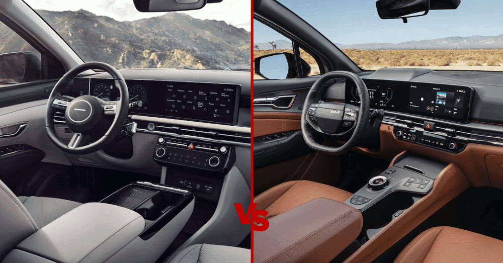 Hyundai-Tucson-Hybrid-vs.-Kia-Sportage-Hybrid---interior-comparison