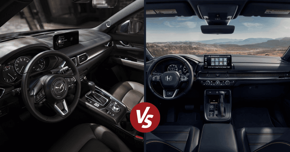 2024 Mazda CX-5 vs. Honda CR-V Comparing Compact SUVs - interior comparison