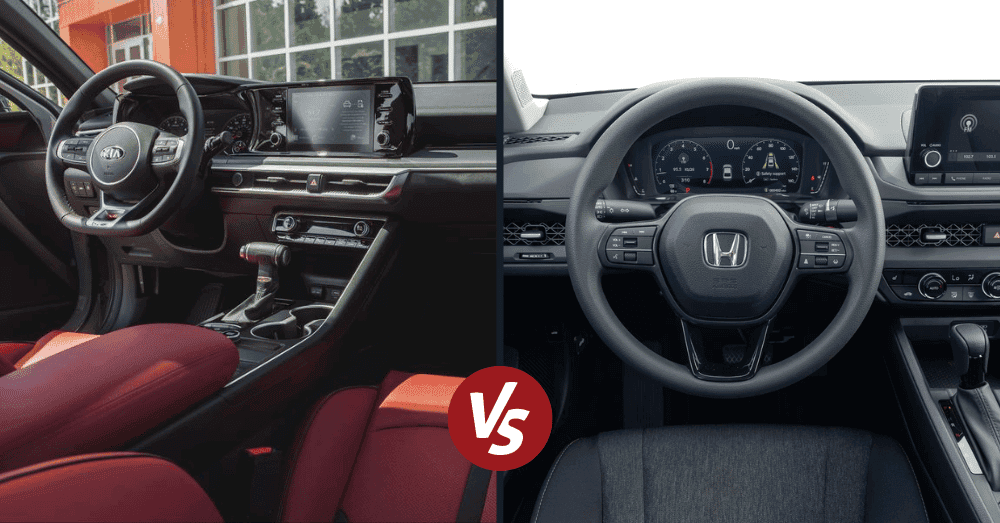 Kia K5 vs Honda Accord Which Sedan Makes Commuting More Fun - interior comparison