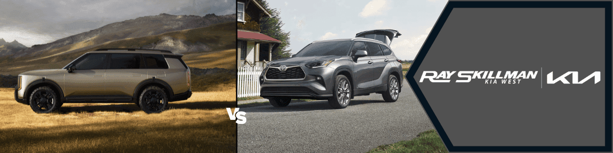 2026 Kia Telluride-X-Pro vs.Toyota Highlander----banner