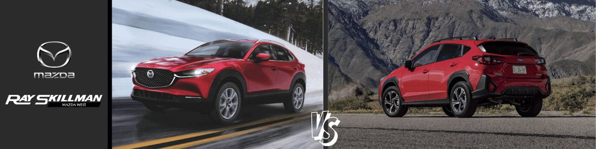 Mazda CX-30 vs Subaru Crosstrek - 2banner