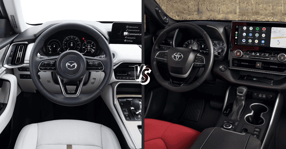 2024 Mazda CX-90 PHEV vs. Toyota Highlander Hybrid - Ray Skillman ...