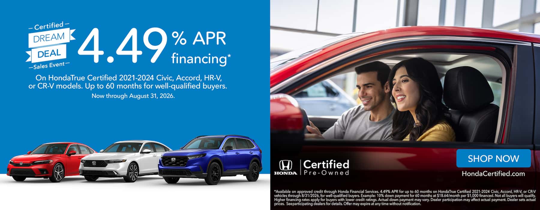 certified used honda special summer 26