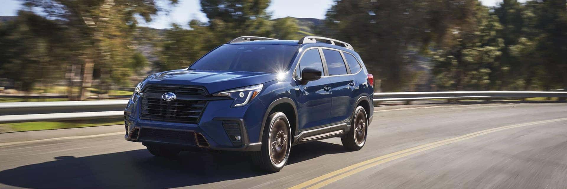 2026 subaru ascent driving on road