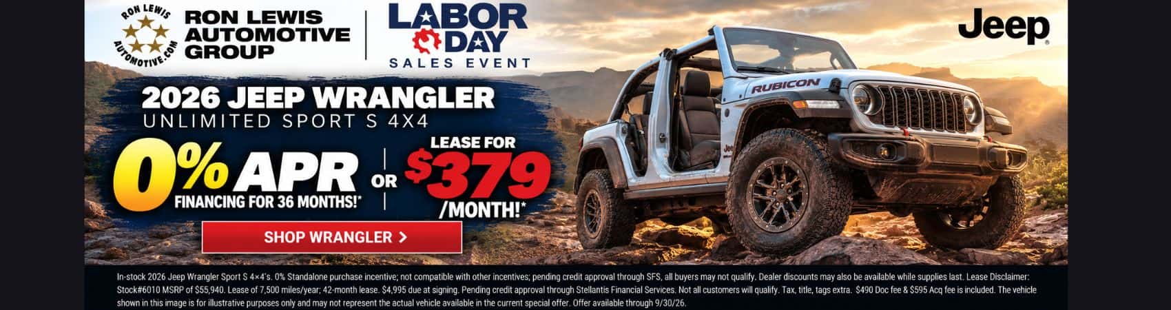 26 wrangler Sep