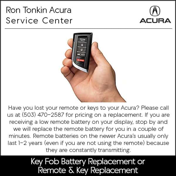 Key Fob Battery Replacement