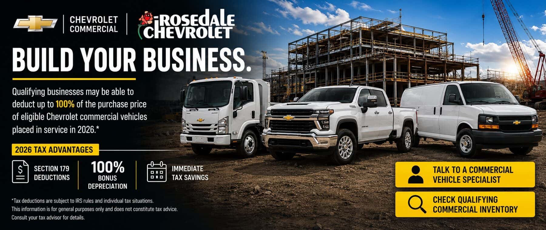 Rosedale Chevrolet | Commercial/Fleet