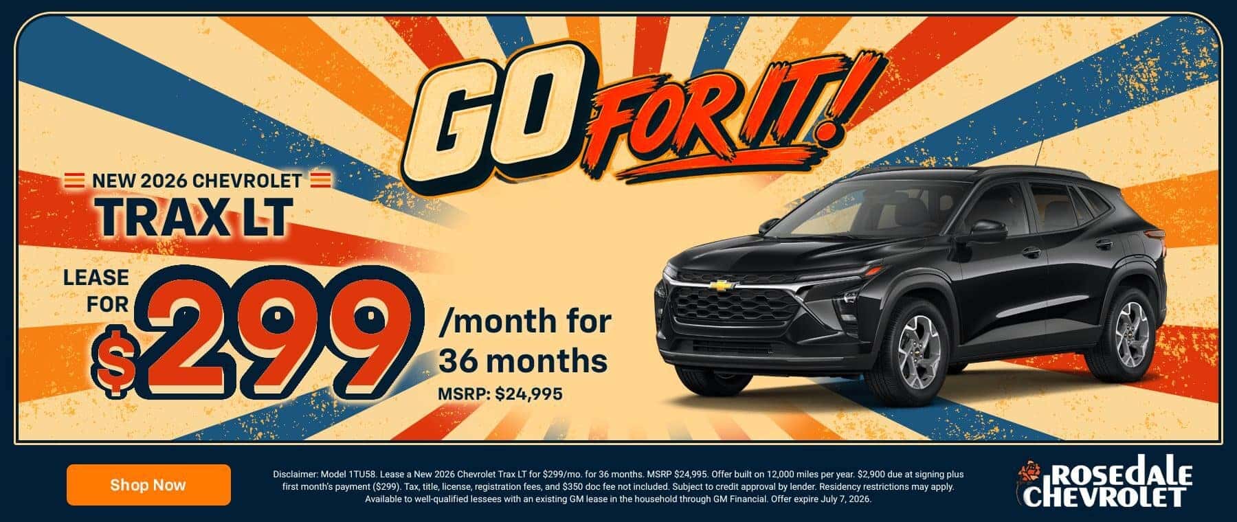 Rosedale Chevrolet | 2026 Chevrolet Trax lease