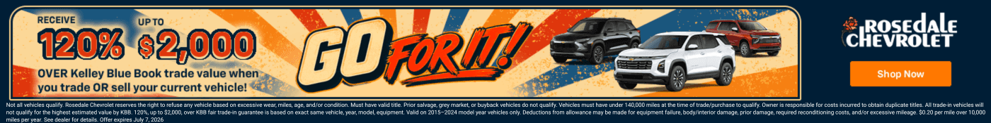 Rosedale Chevrolet | Trade-in