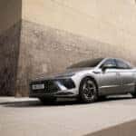 2024 hyundai sonata parked in front of modern building