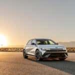 2025 Hyundai IONIQ 5 N with sunset