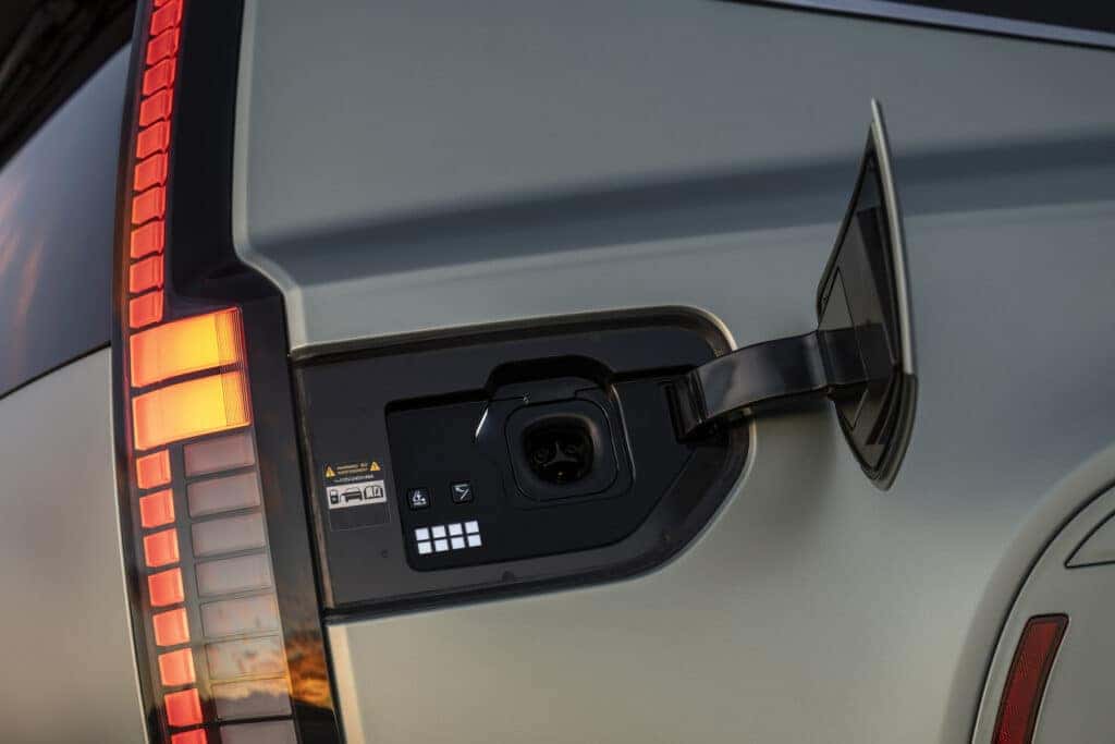 The charging port of the 2026 Hyundai IONIQ 9