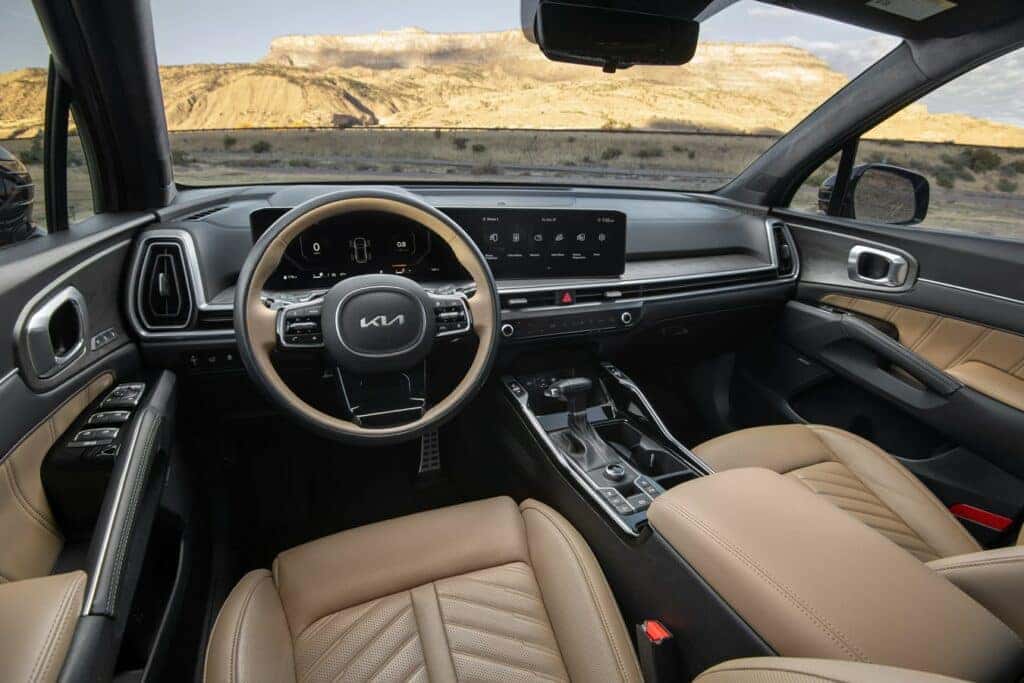 2024 kia sorento cabin interior