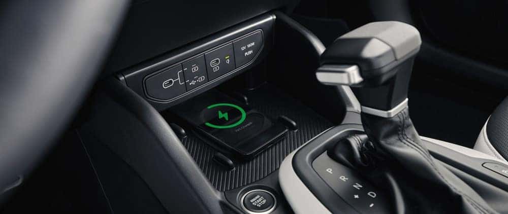 wireless charging pad of the 2025 KIA K4