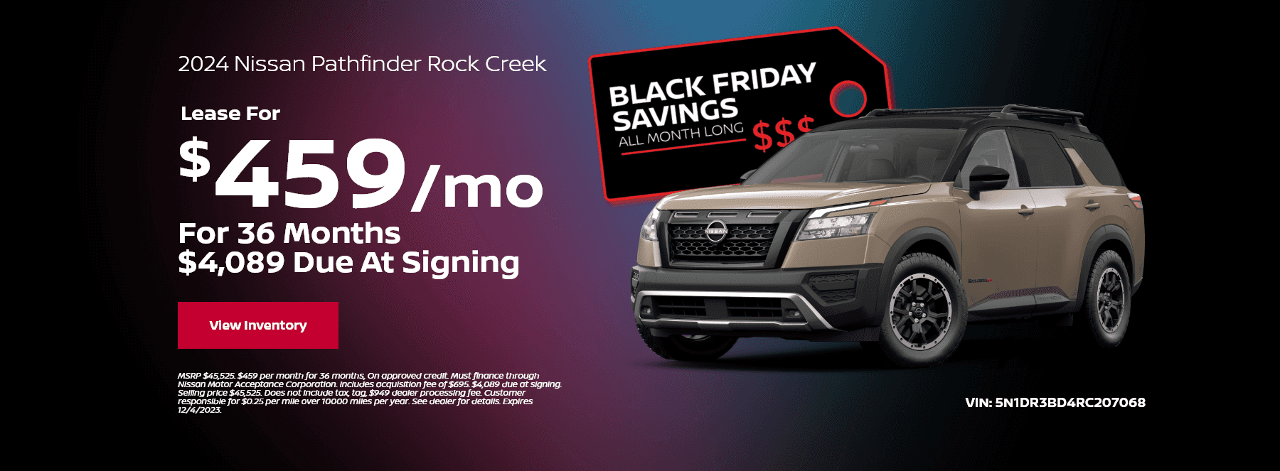 2024 Nissan Pathfinder Rock Creek