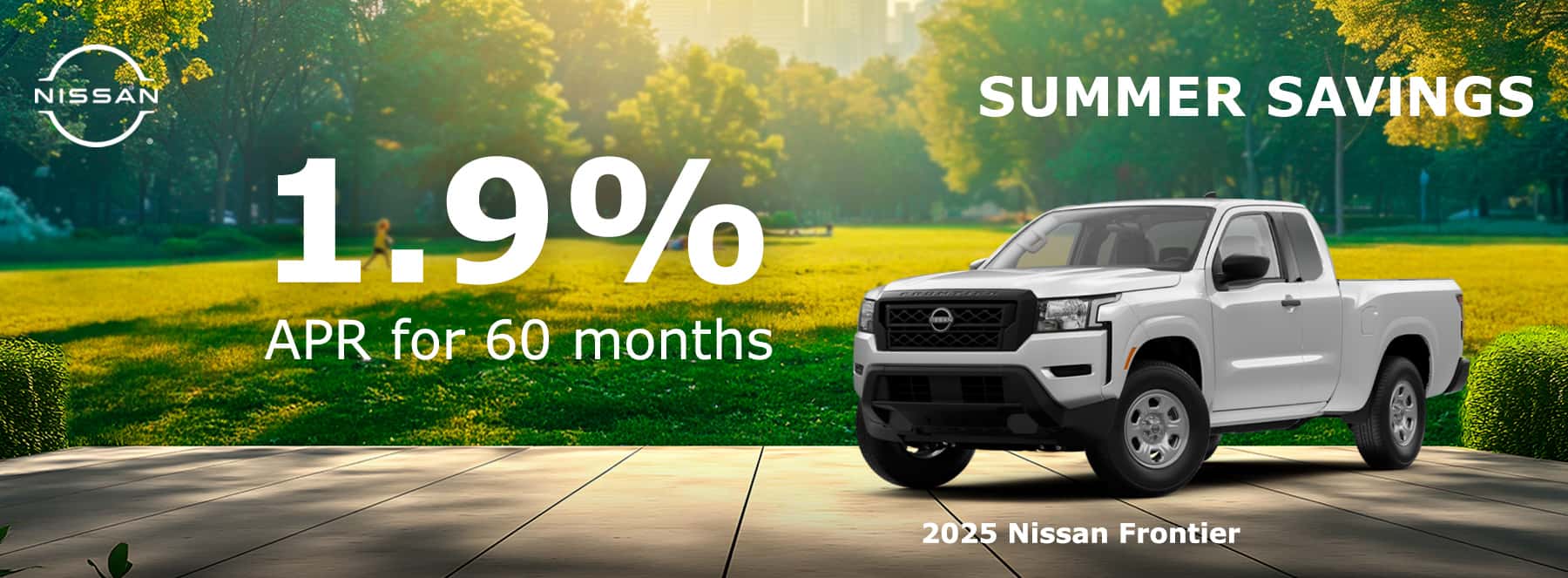 2025 Nissan Frontier midsize truck in dark gray, available at Safford Nissan of Sterling near Springfield, VA