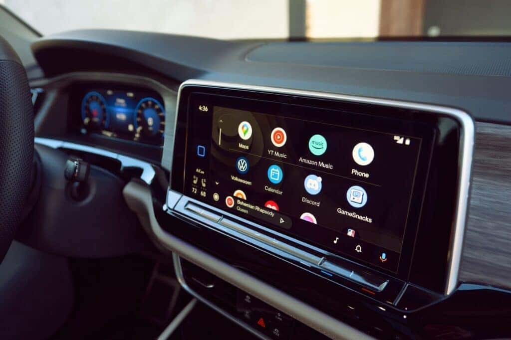 infotainment of the 2025 vw atlas