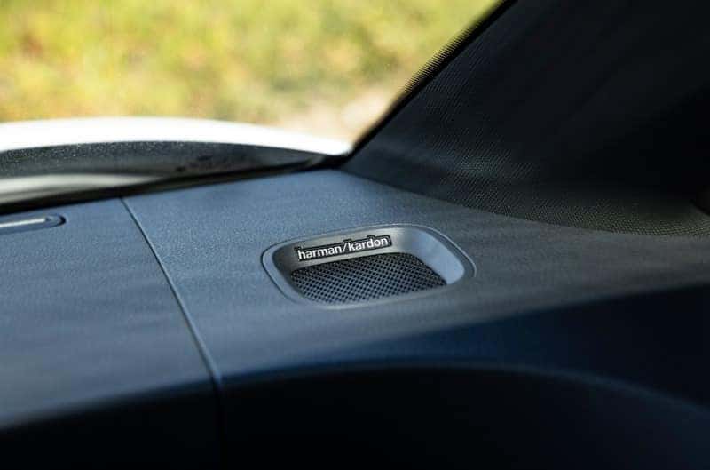 A nine-speaker audio system comes standard. Pro S Plus and 1st Edition models upgrade to a 700-watt Harman Kardon™ premium audio system with 14 speakers, including a subwoofer, to amplify the listening experience.