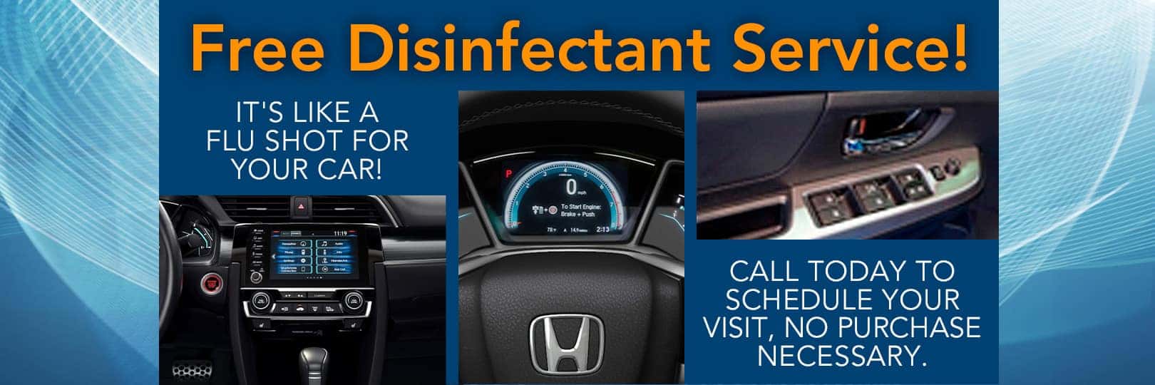 Free Disinfectant Service Sanford Honda