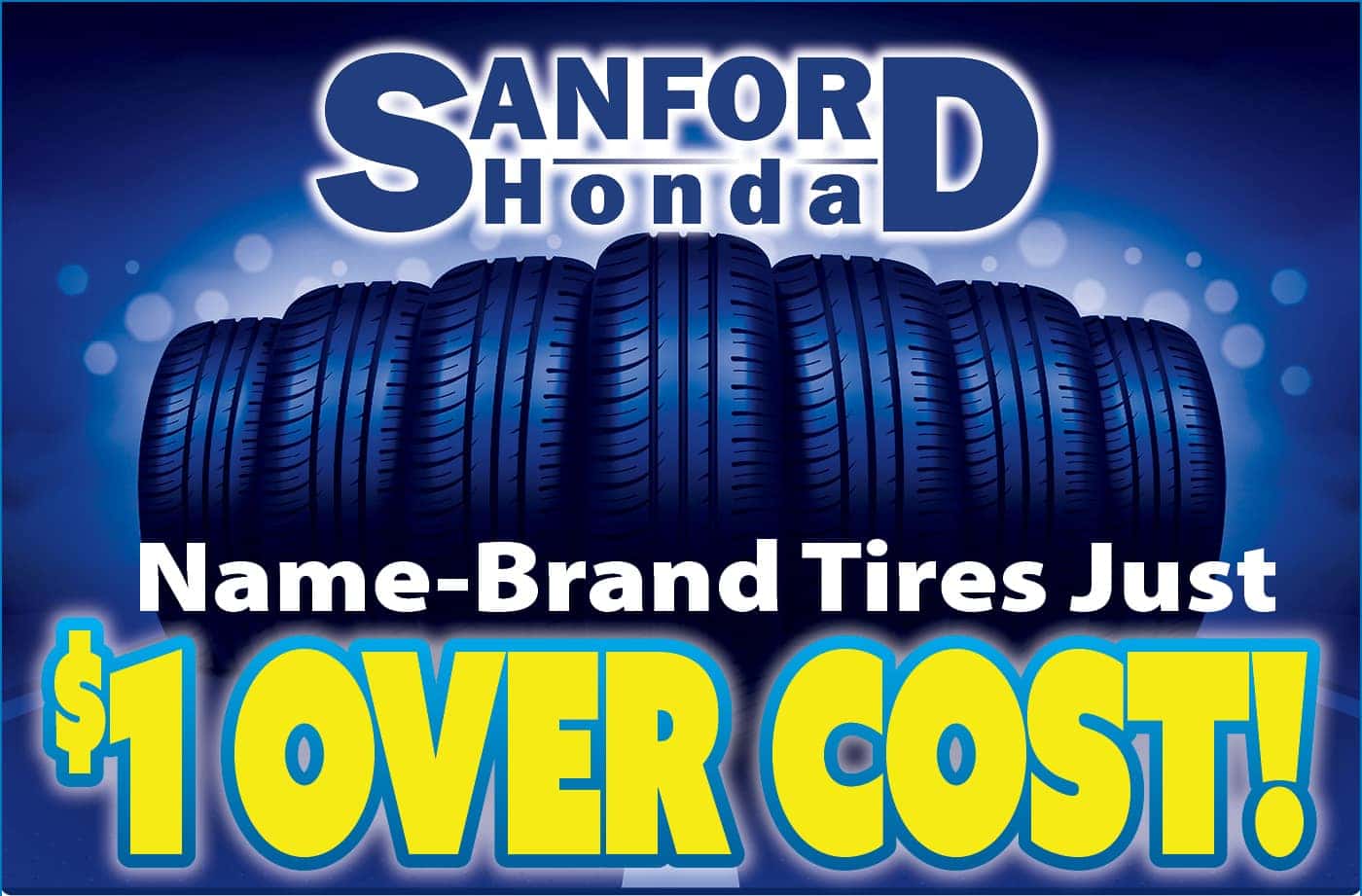 Name-Brand Tires Just $1 Over Cost