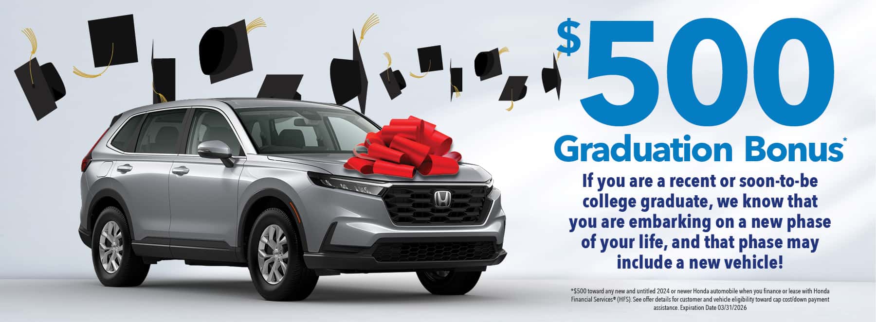 Sanford Honda $500 College Graduate Bonus