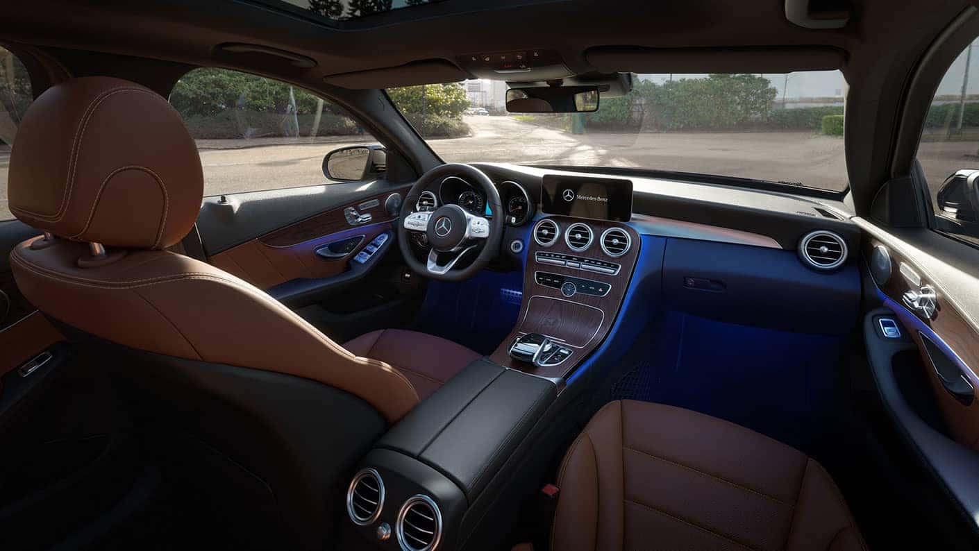 2019 Mercedes Benz C Class Sedan front interior
