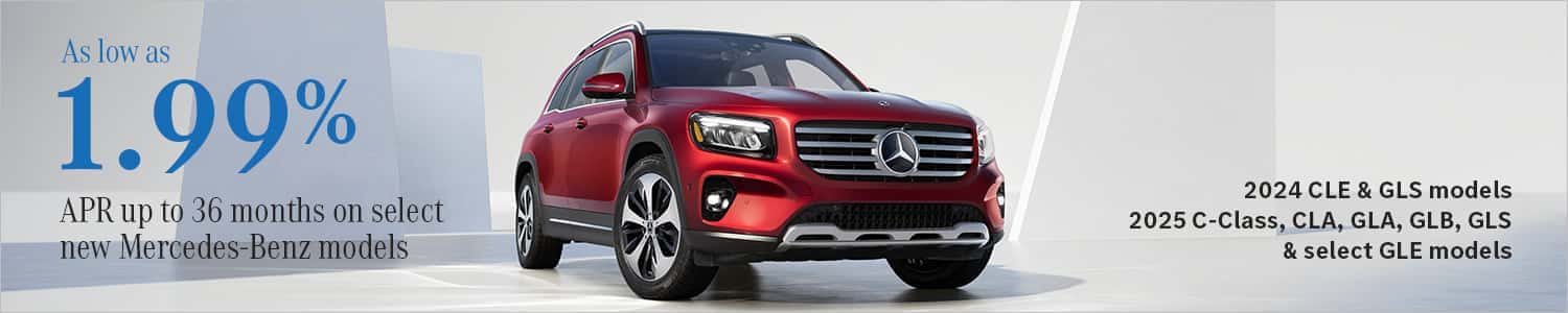 As Low As 1.99% APR Specific Models
