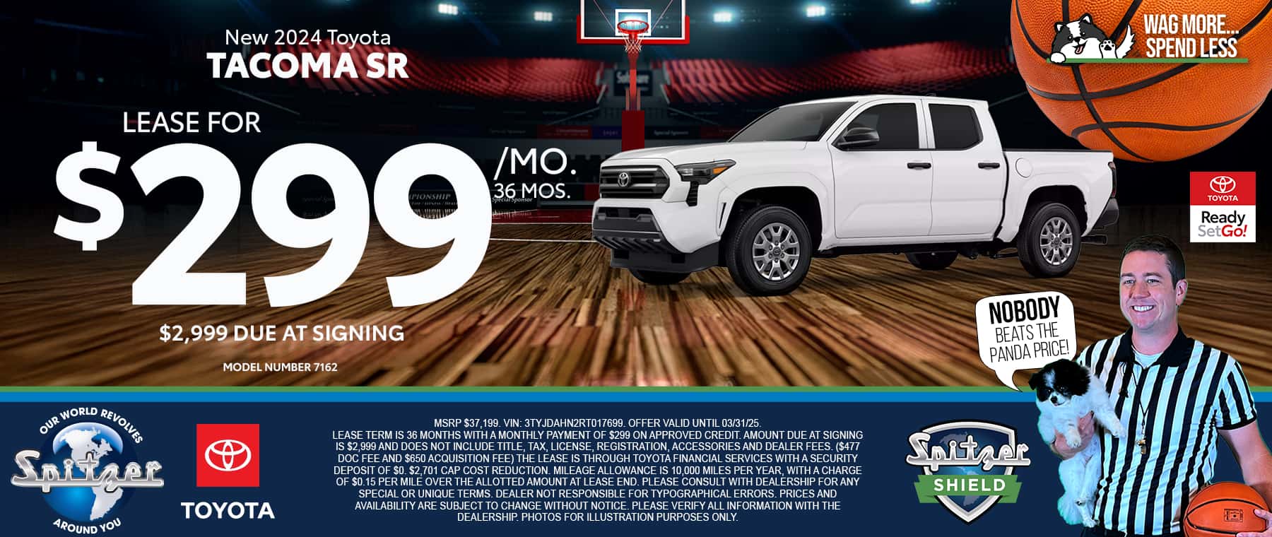 03.2025_Carrera_Lease a New 2024 Toyota Tacoma SR for $299 a Month for 36 Months!