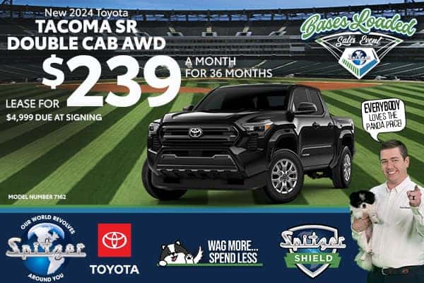 2024 Toyota Tacoma SR DOUBLE CAB AWD - Lease for $239/mo for 36 Months