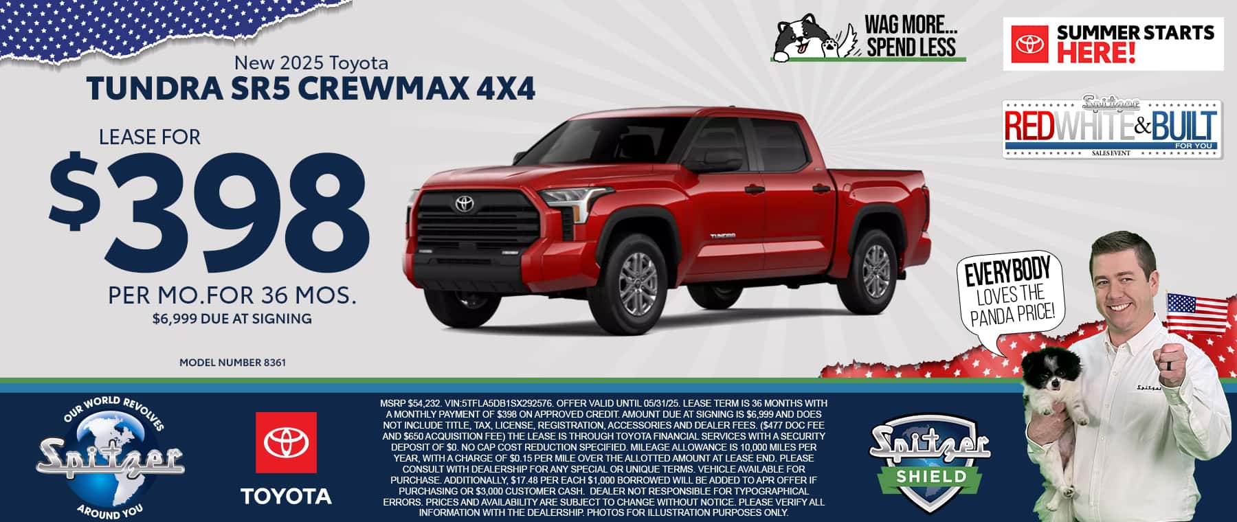 05.2025_Carrera_Lease a New 2025 Toyota Tundra SR5 Crewman 4x4 for $398/mo!