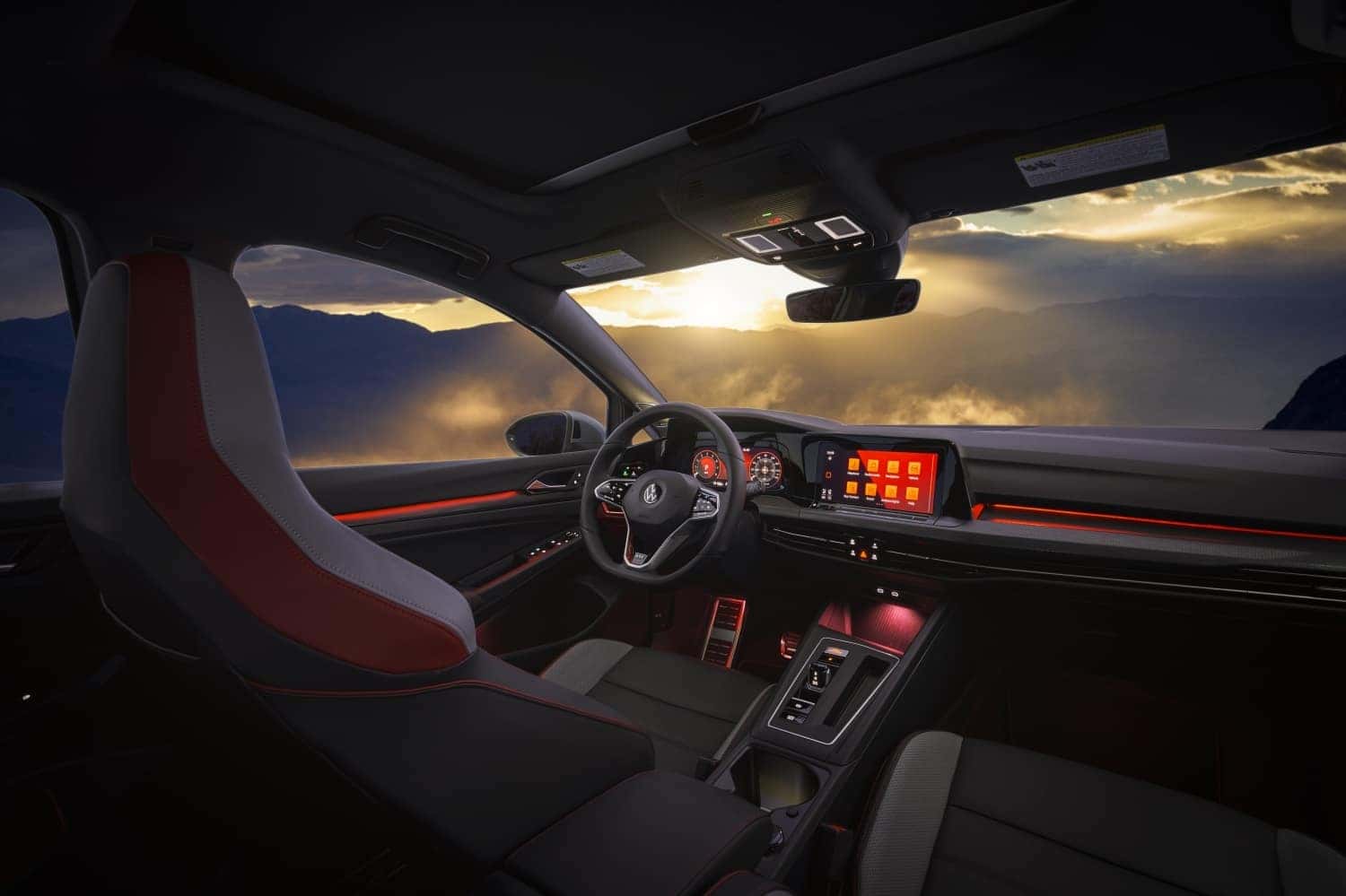 volkswagen golf gti interior