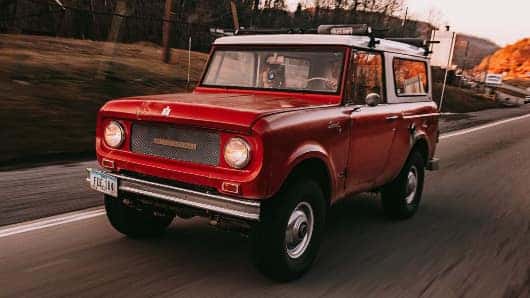 Red Scout Wagon 1970 Sunrise Volkswagen
