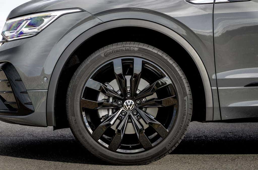 Gray Volkswagen Tiguan SUV Wheelbase