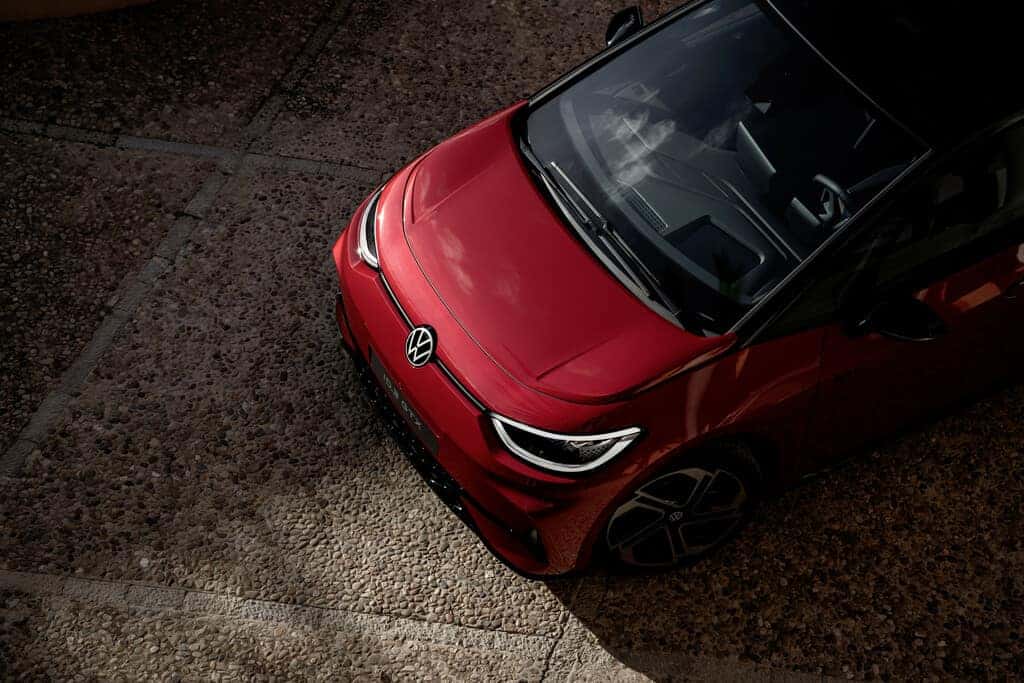 Red Volkswagen ID.3 Hathcback Front Bumper