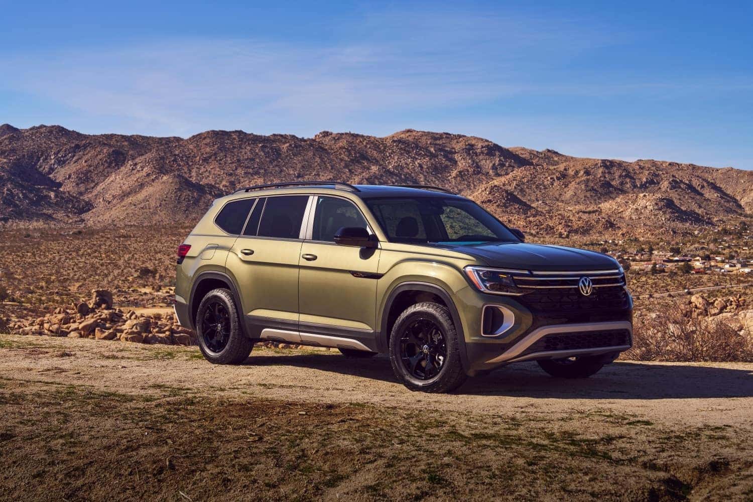 Green Volkswagen Atlas SUV