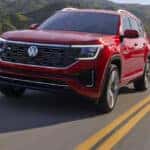Aurora Red Metallic Volkswagen Atlas 2025