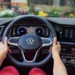 VW Steering wheel and dashboard