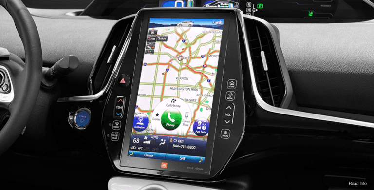 The 2017 Prius Prime Features An Available 11 6 inch HD Multimedia Display Toyota Place