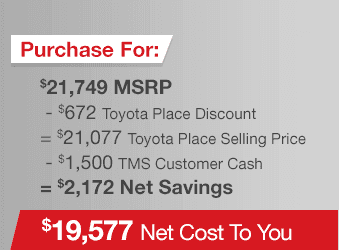 Toyota Prius c Purchase Offer